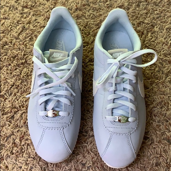 sky blue nike cortez